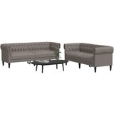 vidaXL 2-dijelni set sofa smeđesivi od tkanine | shoptok.hr