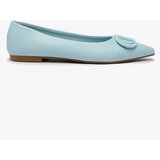 Resti Blue Women's Spike Ballerinas with Manixy Nose Decoration | Shoptok.si