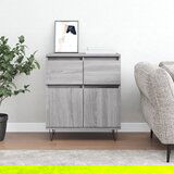 vidaXL Komoda siva sonoma 60x35x70 cm inženirski les | Shoptok.si