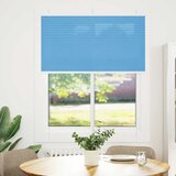  Plisirana zavjesa Plava 105x100 cm Širina tkanine 104,4 cm Poliester | shoptok.hr