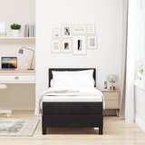  Krevet s opruga kutije s jastukom Crna 80 x 200 cm Baršun | shoptok.hr
