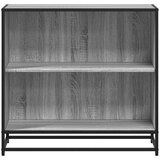 vidaXL Ormar za knjige sivi sonoma 80,5x35x76 cm izrađeno drvo | shoptok.hr