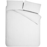 Catherine Lansfield Bela posteljnina za zakonsko posteljo iz krepa 200x200 cm Crinkle Seersucker – | Shoptok.si