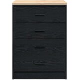  Garažni ormar za odlaganje crni 60x51x85 cm masivne borovine | shoptok.hr