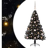  Umjetno predsvijetljeno božićno drvce Crna 120 cm PVC | Eponuda.com