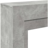 vidaXL Okvir za kamin boja betona 100x30x87,5 cm od konstruiranog drva | shoptok.hr