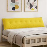  Jastuk za leđa Svijetlo žuta 200 x 19 x 50 cm tkanina | shoptok.hr