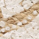  Ukrasni pleteni tepih od jute s uzorkom 90 cm okrugli | shoptok.hr