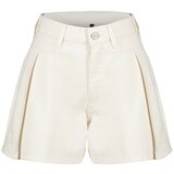 Trendyol Ecru Stitch Detail Denim Shorts & Bermuda cene