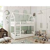  Dječji krevet na kat Pola - bijeli - 160*80 cm | shoptok.hr