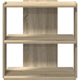 vidaXL Knjižna omara 3-nadstropna sonoma hrast 60x30x60 cm inž. les | Shoptok.si