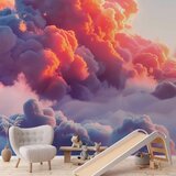  Foto tapeta - Twilight Spectacle: Clouds in Shades of Pink and Violet 350x256 | shoptok.hr