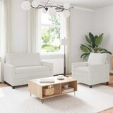  Set sofe 2 pcs Krem Poliester | Shoptok.si
