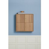 Hammel Furniture Stenski regal v hrastovem dekorju v naravni barvi 70x70 cm Mistral – | Shoptok.si