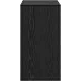 vidaXL Pisalna miza Črni hrast Inženirski les 60 x 40 x 76 cm | Shoptok.si