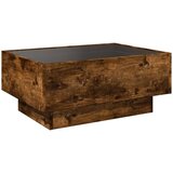  Stolić za kavu LED boja hrasta 70x50x30 cm konstruirano drvo | shoptok.hr
