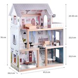  Drvena kućica za lutke Boho LED | shoptok.hr