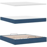 vidaXL otomanski krevet s madracem plavi 160x200cm od tkanine | shoptok.hr