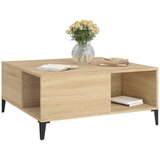  Stolić za kavu boja hrasta 80x80x36,5 cm konstruirano drvo | shoptok.hr