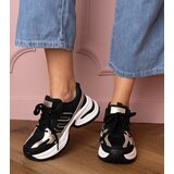 Gemre Black sporty sneakers with chunky sole Aries | shoptok.hr