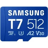 MicroSD 512GB, T7, SDXC, UHS-I U3 V30 A2, Read up to 170MB/s, Write up to 130MB/s, for 4K and FullHD video recording