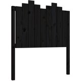 Maison Chic posteljno vzglavje - vzglavna omarica - nočna omarica črno 96x4x110 cm trdna borovina, (21705545) Cene