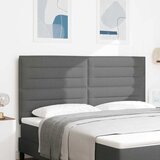  LED glava kreveta s LED trakama Tamno siva 180 cm tkanina Cijene