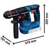 Bosch PROFESSIONAL akumulatorsko vrtalno kladivo GBH 18V-18 X 0611927102 | Shoptok.si