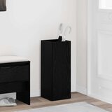  Stalak za kišobran s pohranom Crni hrast 25 x 24,5 x 64 cm | shoptok.hr
