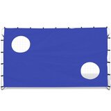 The Living Store Nogometni gol s steno za ciljanje 240x92x150cm visokokakovosten - Nogometni Gol, (21417475) | Shoptok.si