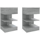  Noćni ormarići 2 kom boja hrasta 40x35x65 cm konstruirano drvo | Eponuda.com