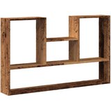 Maison Chic Stenska polica - Viseča Polica starinski les 99x15x60 cm inženirski les, (21793910) | Shoptok.si