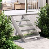  Rešetkasta stepenica 60 x 24 x 7 cm od pocinčanog čelika | shoptok.hr