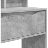 vidaXL Toaletne mize za spalnice Betonsko siva 80 x 39,6 x 135 cm | Shoptok.si