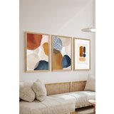 Wallity dekorativna slika Artsycllct2, 33x48cm, 3 dela Cene