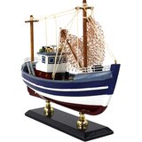  Kolekcionarski model ribarskoga broda 22 cm - tamno plavo/bijeli | shoptok.hr