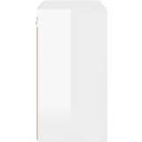  stenska omara Visok sijaj bela 59,5 x 31 x 60 cm, (5000092216) | Shoptok.si