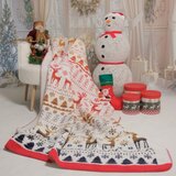 Dekordom 25128b Ćebe acrylic plus christmas 150x200 red/yellow christmas ( 025382 ) Cene