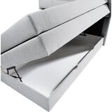 CARRYHOME postelja boxspring 180 cm x 200 cm , tekstil sivobež | Shoptok.si