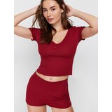 Trendyol Ženski set pidžame Thmss24Pt00097, Bordo | Eponuda.com