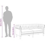  Dvosjed Chesterfield tamnosivi od tkanine | shoptok.hr