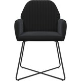  Trpezarijske stolice 2 pcs Baršun Crna 55 x 50 x 84 cm | shoptok.hr