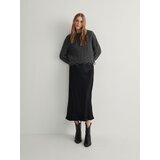 Reserved krilo iz viskoze - črna | Shoptok.si