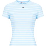 Tommy Jeans TJW SLIM ESSENTIAL RIB SS EXT Plava Cijene