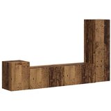  Komplet TV omaric 4 pcs Star les Konstruiran les - - Rjava - 61.6 - 30 x 31 x 100 cm - 2025-vidaXL-Uvoz_2 | Shoptok.si