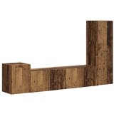  Set TV komoda Zidne 4 pcs Staro drvo Konstruirano drvo | shoptok.hr