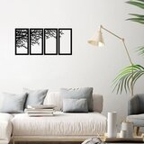 Wallity Zidna dekoracija Agaç 10, 108x50 cm, 1.5 mm, Crna Cene