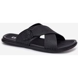 Big Star Men's Leather Sandals With Buckle Cene