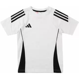 Adidas Tehnička sportska majica 'TIRO24 SWTEEY' crna / bijela