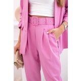 Kesi Włoski Elegant set of jackets and trousers dark pink | Shoptok.si